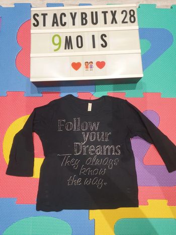 Tee-shirt Manche longue 9 mois