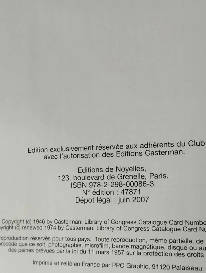 Les aventures de Tintin club France loisirs 2007 Casterman - photo numéro 8