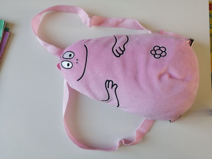 lot barbapapa peluche sac et livres d'activités - photo numéro 9