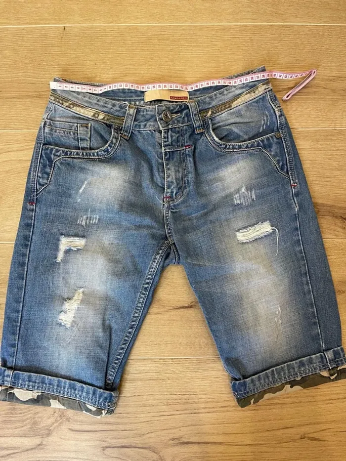 Short homme Kenzarro Jeans – Taille 38 - photo numéro 5