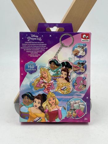 Coffret porte-clés de strass autocollants Disney Princesse neuf