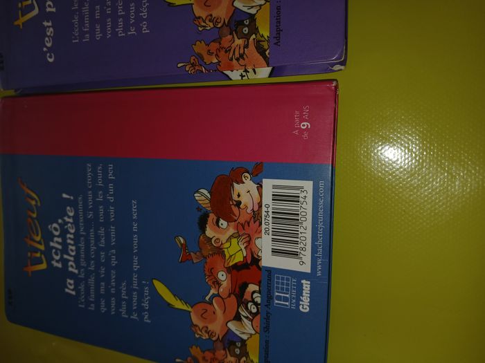 lot de 2 livres titeuf bibliotheque enfant des 9 ans - photo numéro 2