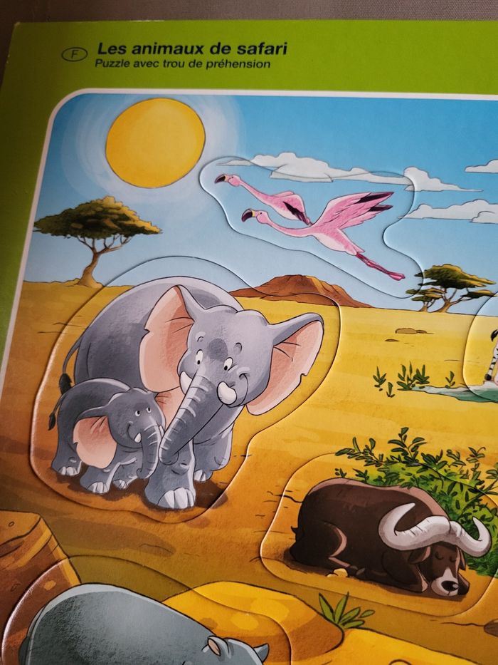 Lot de 2 puzzles animaux - photo numéro 5