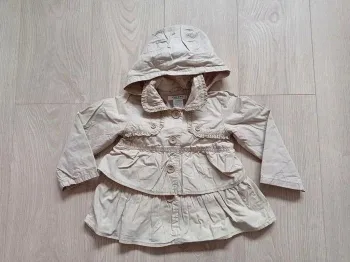 Veste légère capuche beige La Redoute Cocoon 24 mois 86 cm