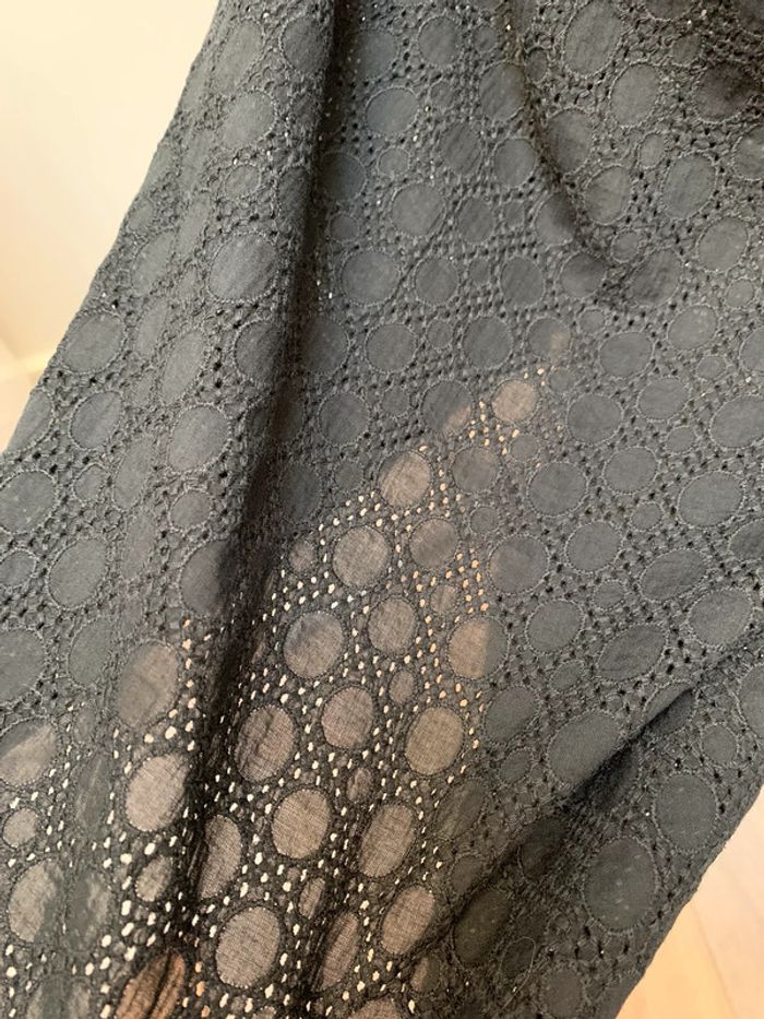 Jolie robe midi broderie anglaise - photo numéro 4