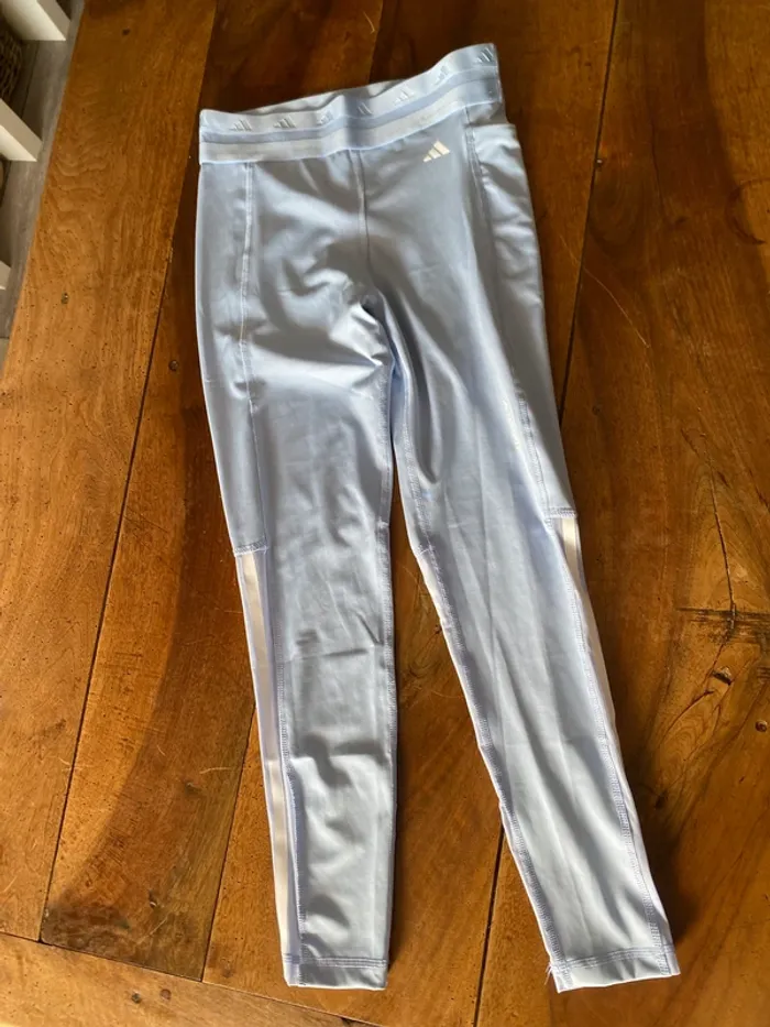 Legging de sport TF Glam Adidas Bleu ciel - photo numéro 9