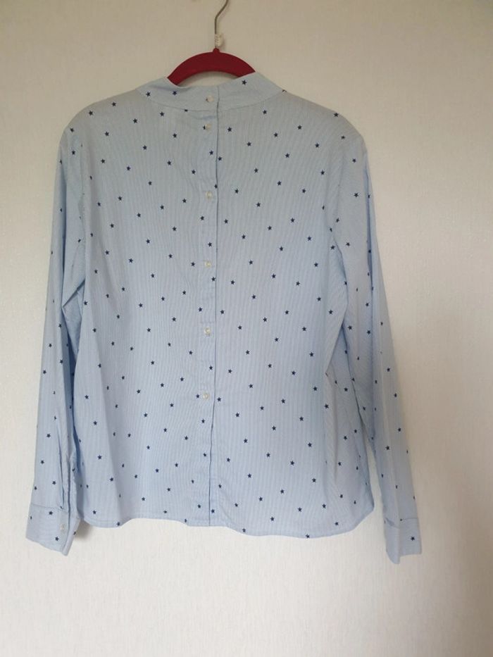 Blouse bleu et blanc rayée étoile HM 40 - photo numéro 2