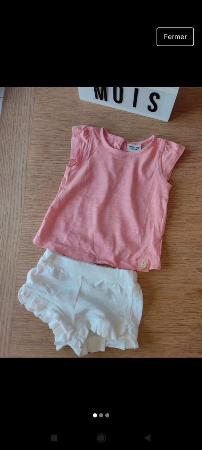 Ensemble t shirt et short