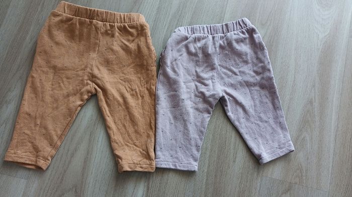 Lot  2 pantalons verbaudet neufs fille 12 mois - photo numéro 2