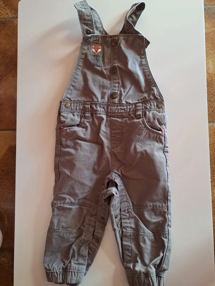 Salopette taupe renard 18 mois