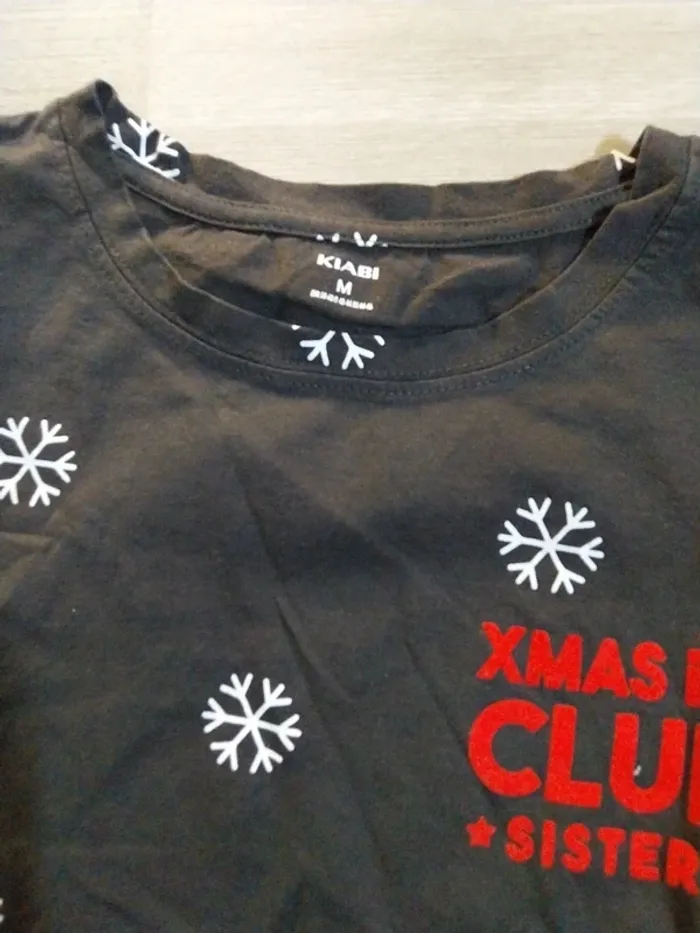 Tee-shirt femme taille M kiabi noël - photo numéro 3