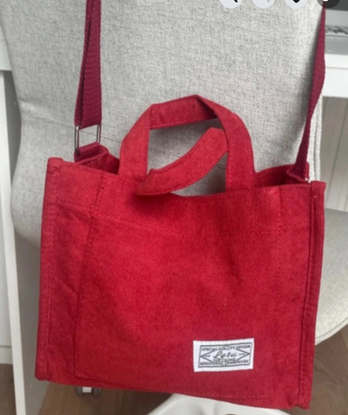 Sac velour Hauteur 21/ 25 / 9cm - photo numéro 2