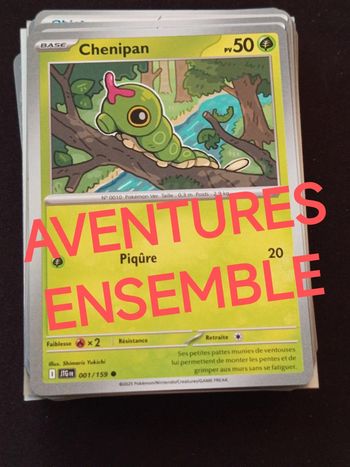 Cartes pokémon aventures ensemble Jtgfr
