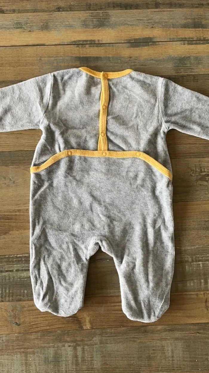 Pyjama velours 1 pièce - photo numéro 2