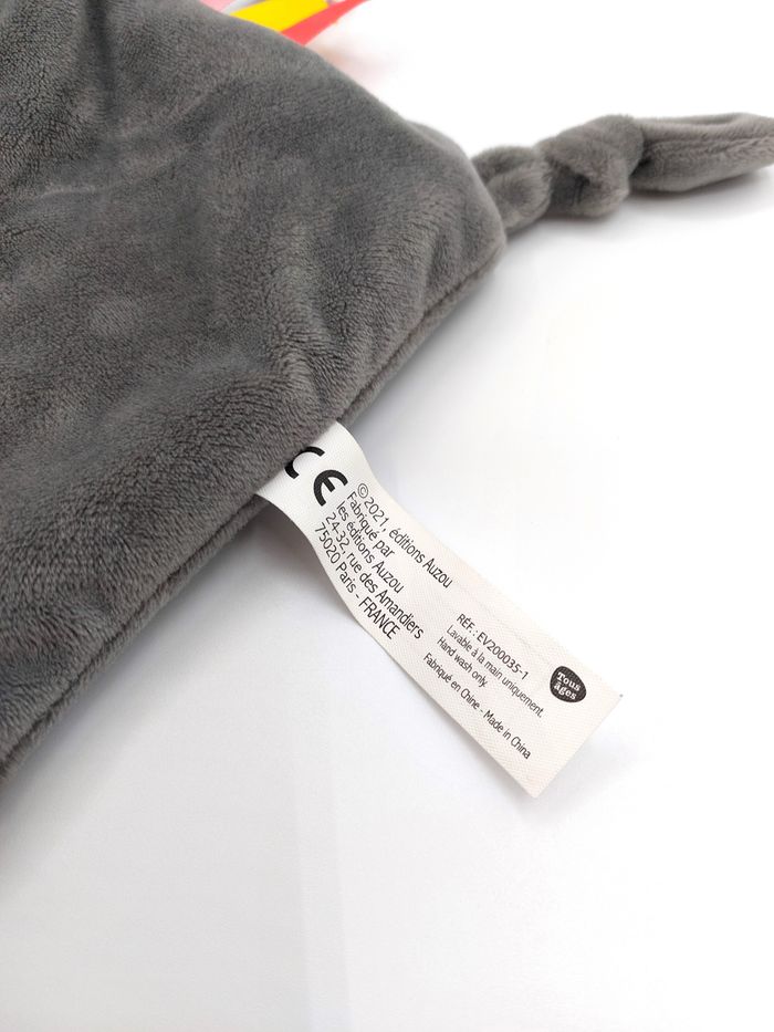 Doudou plat livre chat gris Bonne nuit éditions AUZOU 2021 au dodo chaton - photo numéro 4