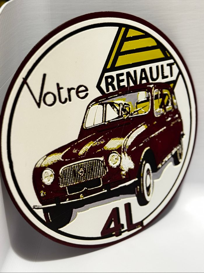 Hueforge vintage RENAULT 4L - photo numéro 2