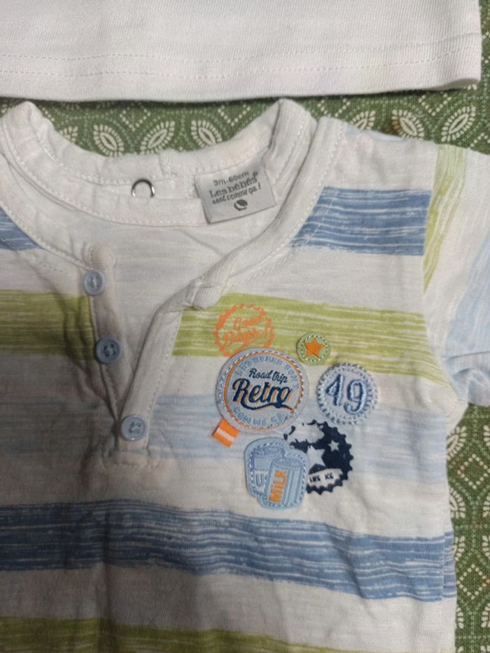 Lot de vêtements bébé garçon taille 3m - photo numéro 7