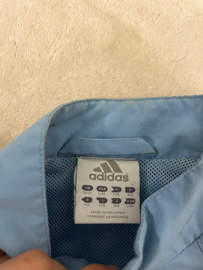 Gilet Adidas bleu vintage - Taille 12 ans - photo numéro 4