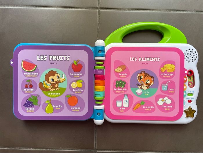 VTech - Mon Imagier Bilingue Mes 100 premiers mots - photo numéro 3