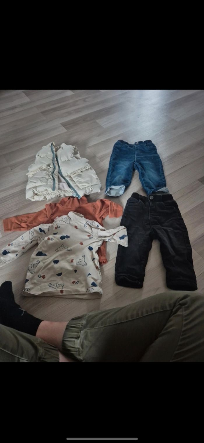 Lot vêtements bébé garçon 6 mois