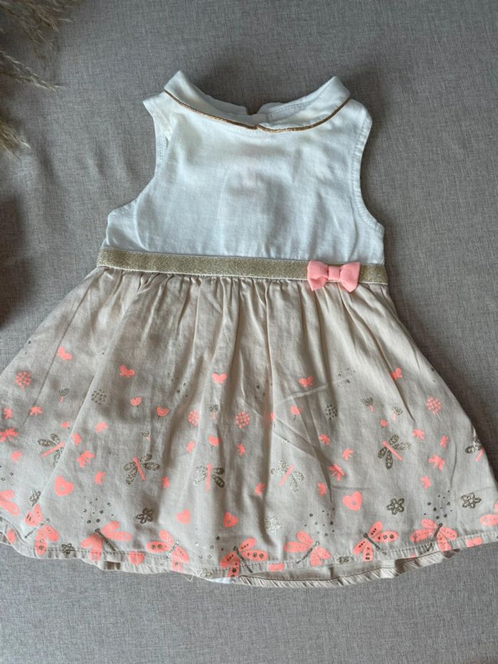 Robe avec gilet 6 mois - Fille - photo numéro 2