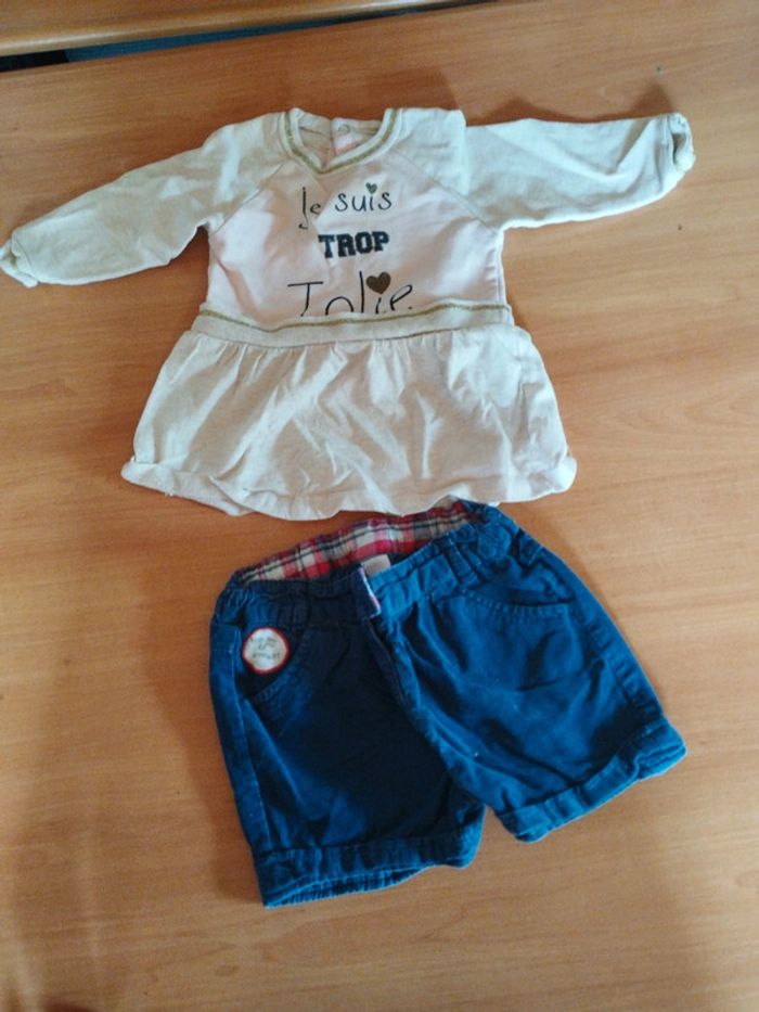 Lot vêtements fille 9 mois - photo numéro 3