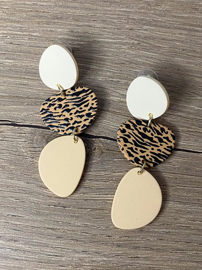 Paire de boucles d’oreille bohème chic