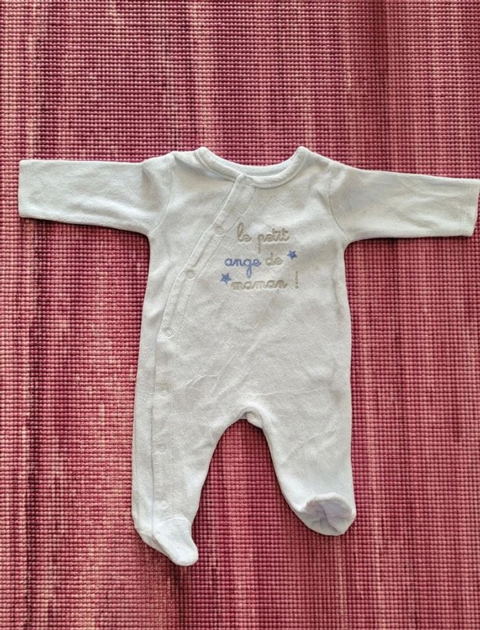 Pyjama naissance message
