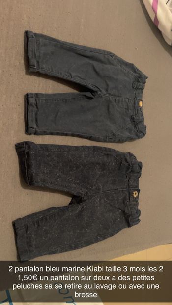 Lot pantalon