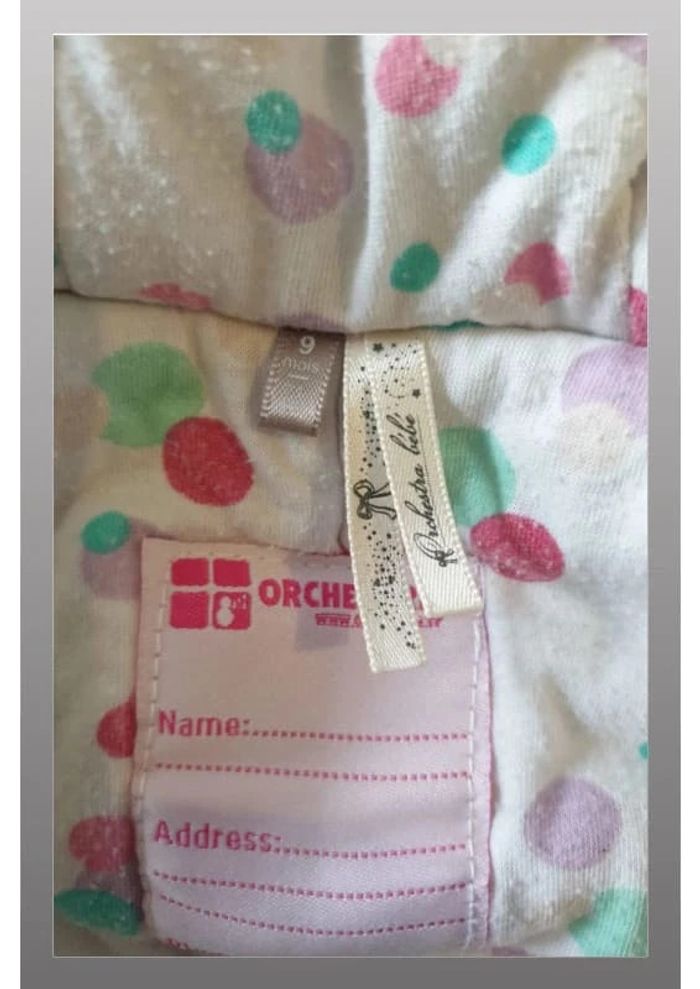 manteau combi pilote bébé blanc/violet/rose/vert Orchestra 9 mois - photo numéro 5