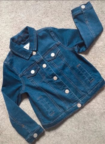 Veste en jean brut fille 4 ans