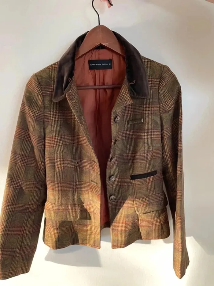 Superbe blazer à carreaux - photo numéro 2