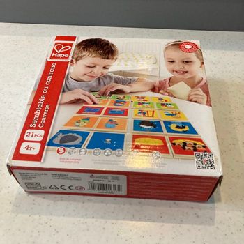 Jeux semblable ou contraire jeux en bois