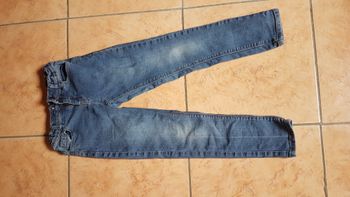 Jeans slim à pression garçon 9 ans bleu Kiabi