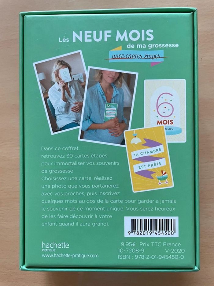 Cartes étapes « les 9 mois de ma grossesse » - photo numéro 2