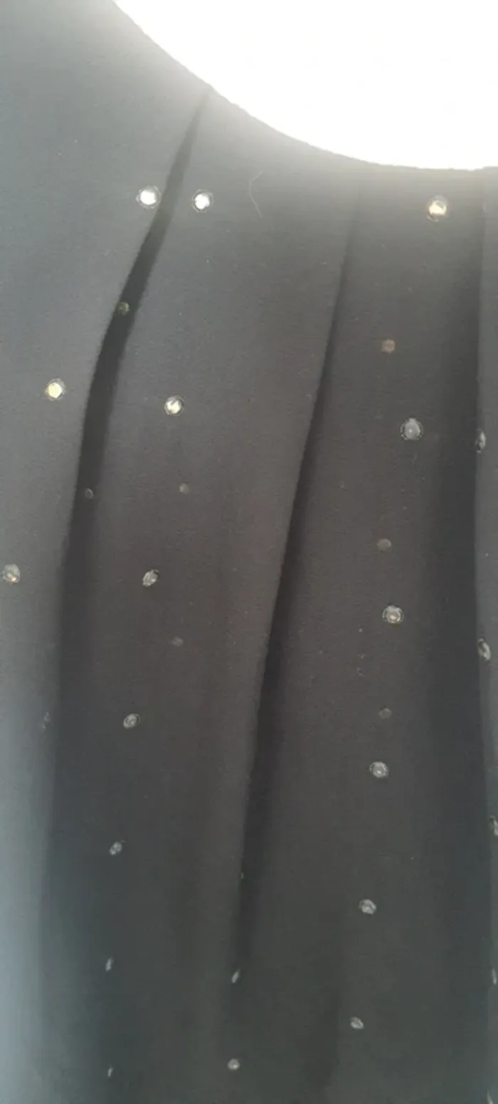 Robe voile noir/or 44 - photo numéro 2