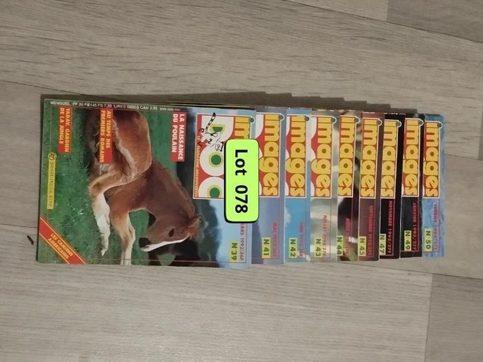 Lot vintage de 9 livres Images Doc année 1992-93 L078  7602495821