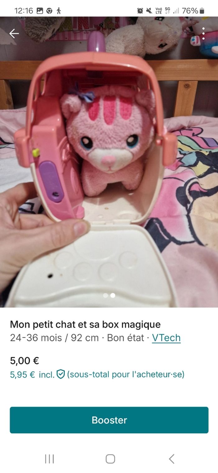 Mon petit chat et sa boîte magique vtech - photo numéro 2