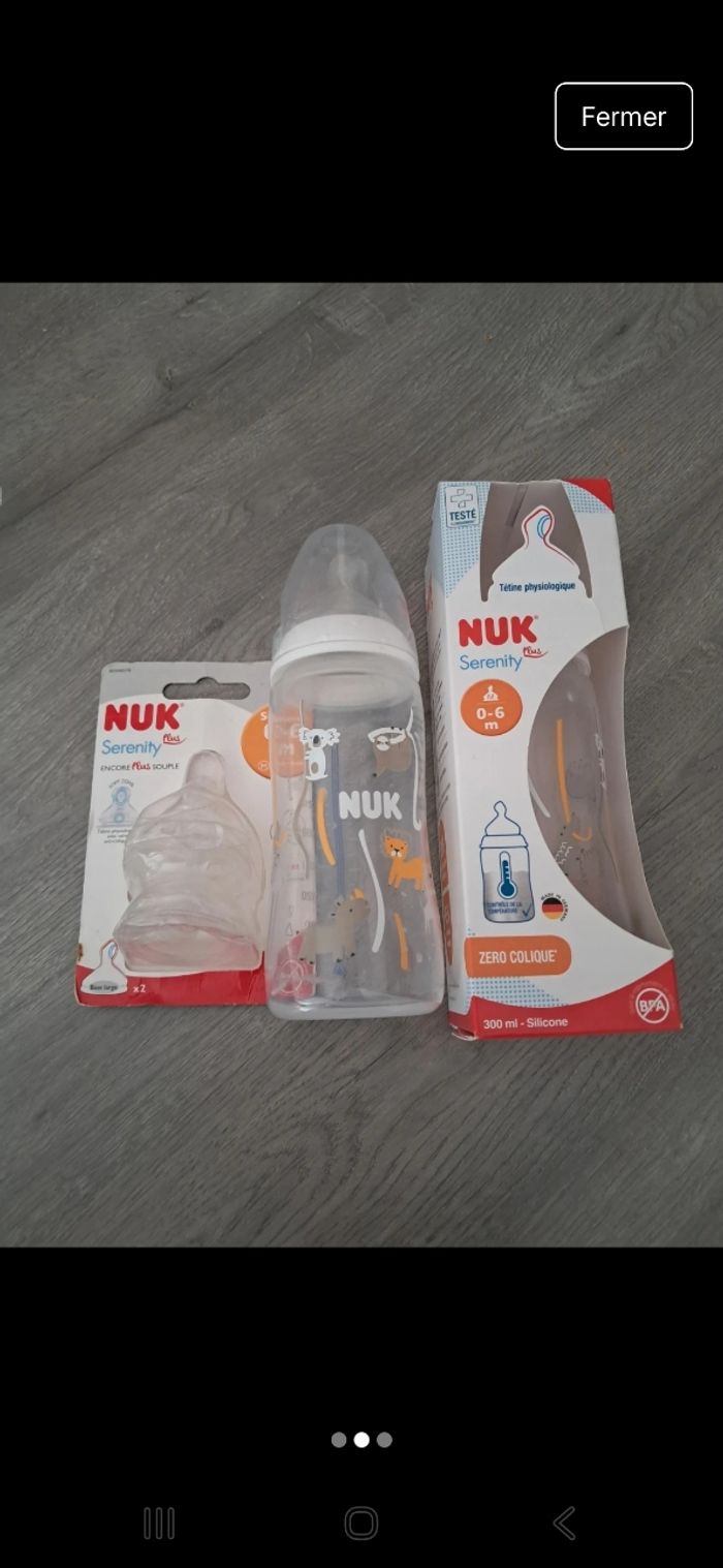Lot biberon nuk - photo numéro 2