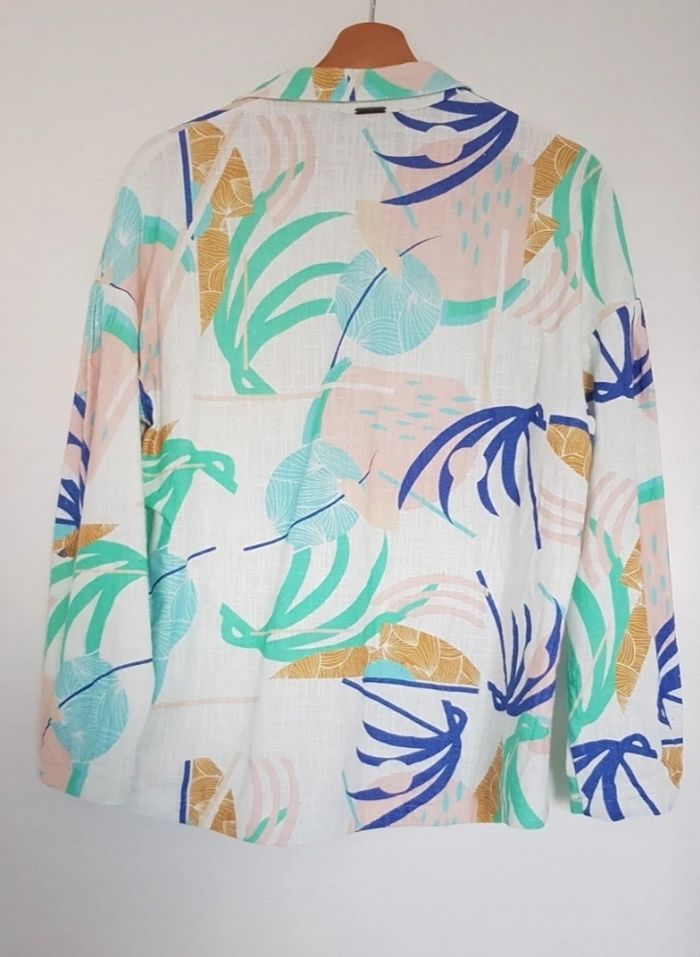 🌿 Surchemise imprimé feuillage – One Step – Taille 40 🌿 - photo numéro 4
