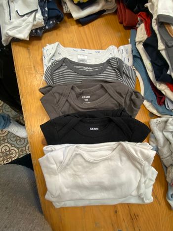 Lot de 6 bodies manches longues