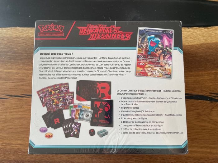 Pokémon - Coffret Dresseur d'Élite (ETB) EV10 Rivalités Destinées FR - photo numéro 3