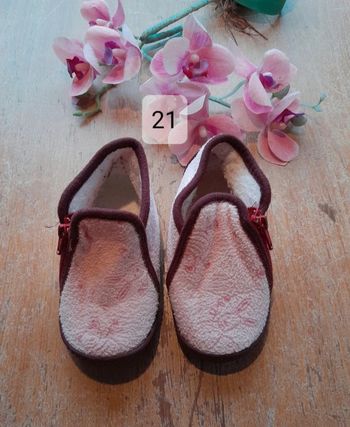 Pantoufles chaussons pointure 21 rose