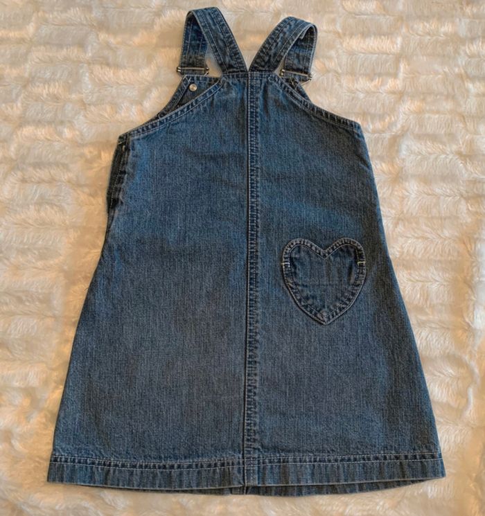 Robe salopette en jeans Taille 4 ans - photo numéro 3