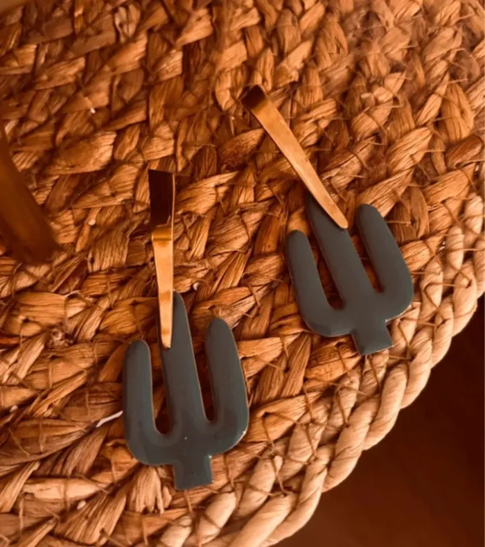 🌵 Boucles d’oreilles cactus – Grizzly Chéri 🌵 - photo numéro 2