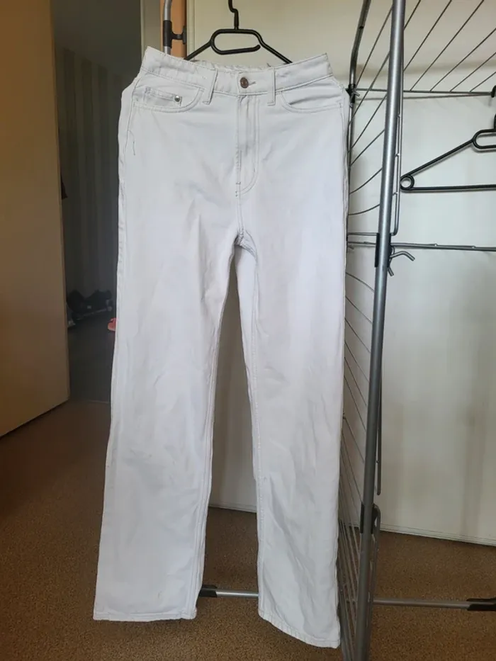 Jean wide ultra high waist