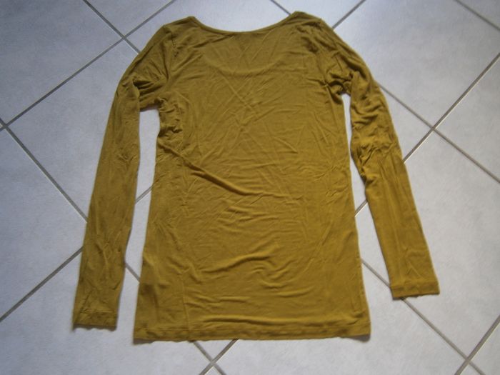 Tee-shirt ML moutarde COP COPINE Taille L - photo numéro 7