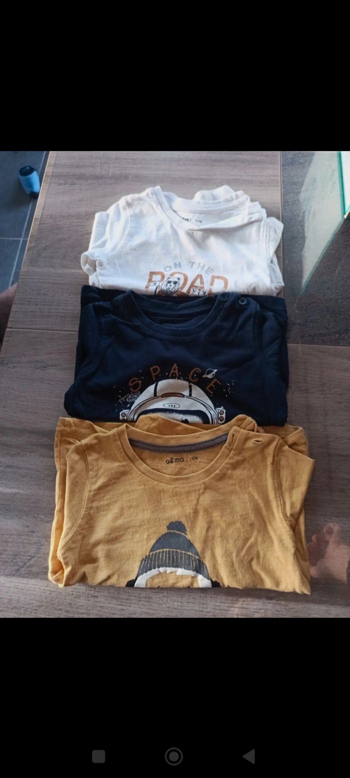 Lot 3 hauts manches longues