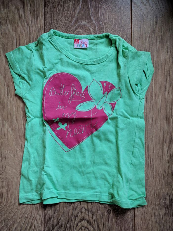 T-shirt vert Losan - 2 ans