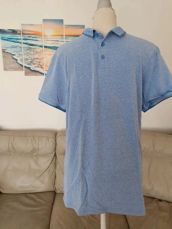 Polo bleu clair primark taille L 40 homme